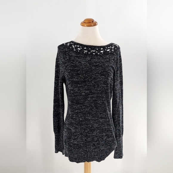 Victoria Secret open back metallic sweater Size M/L - Picture 3 of 4